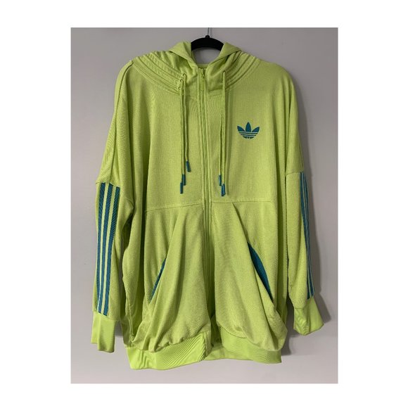ADIDAS ORIGINALS TRIPLE STRING NEON HOODIE - Picture 2 of 10